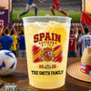 Custom International Soccer Tournament Party Cups - Personalized Birthday Gifts For Soccer Lovers, Sports Fans, Sports Lovers - Splashed With True Team Colors