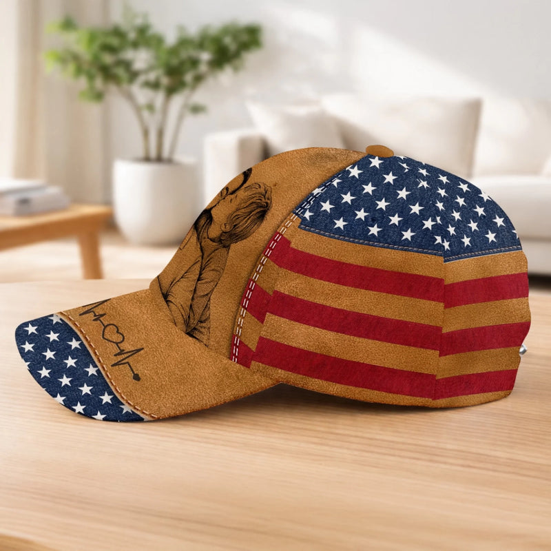 Custom Photo Cap - Personalized Father's Day Gifts For Dad, Grandpa - Dad Life Looks Good
