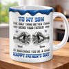 Custom 3D Inflated Effect Printed Mug - Personalized Father's Day Birthday Gifts For Son - Strong Bond Proud Legacy
