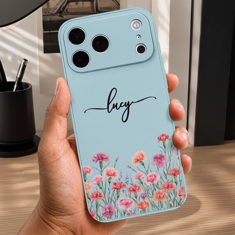 Custom Leather Phone Case - Personalized Best Friend Birthday Gifts For Women, Besties, Sisters, BFF, Daughter - Chasing Golden Sunbeams