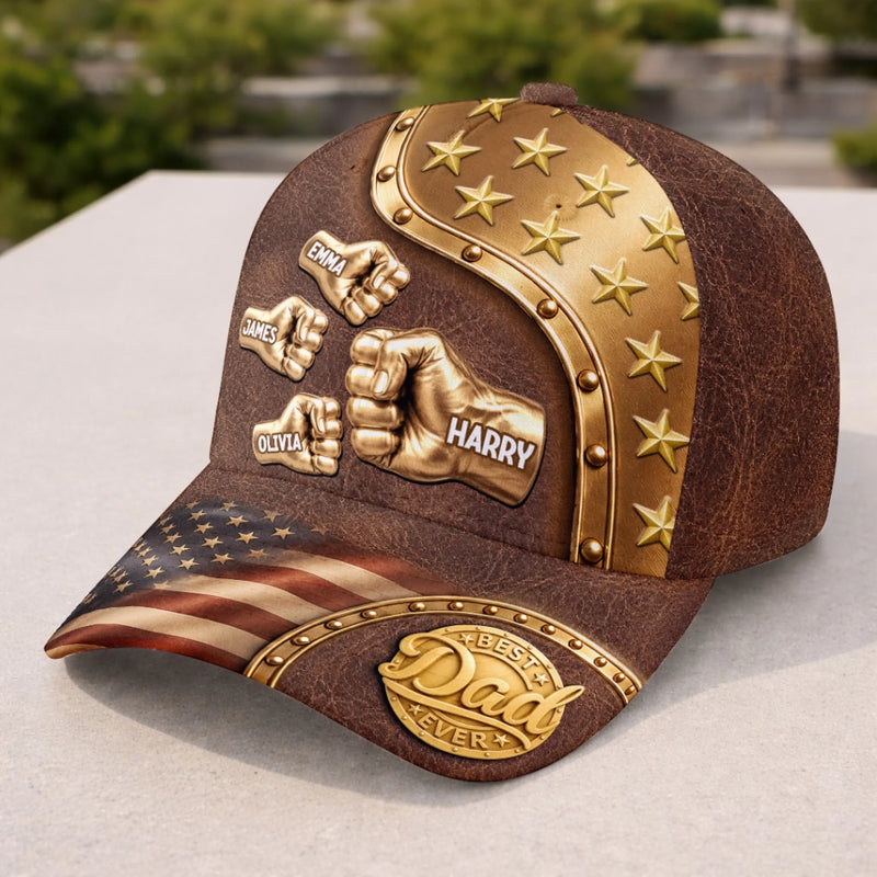 Custom Cap - Personalized Father's Day Birthday Gifts For Dad, Grandpa - Every Great Family Has A Great Dad