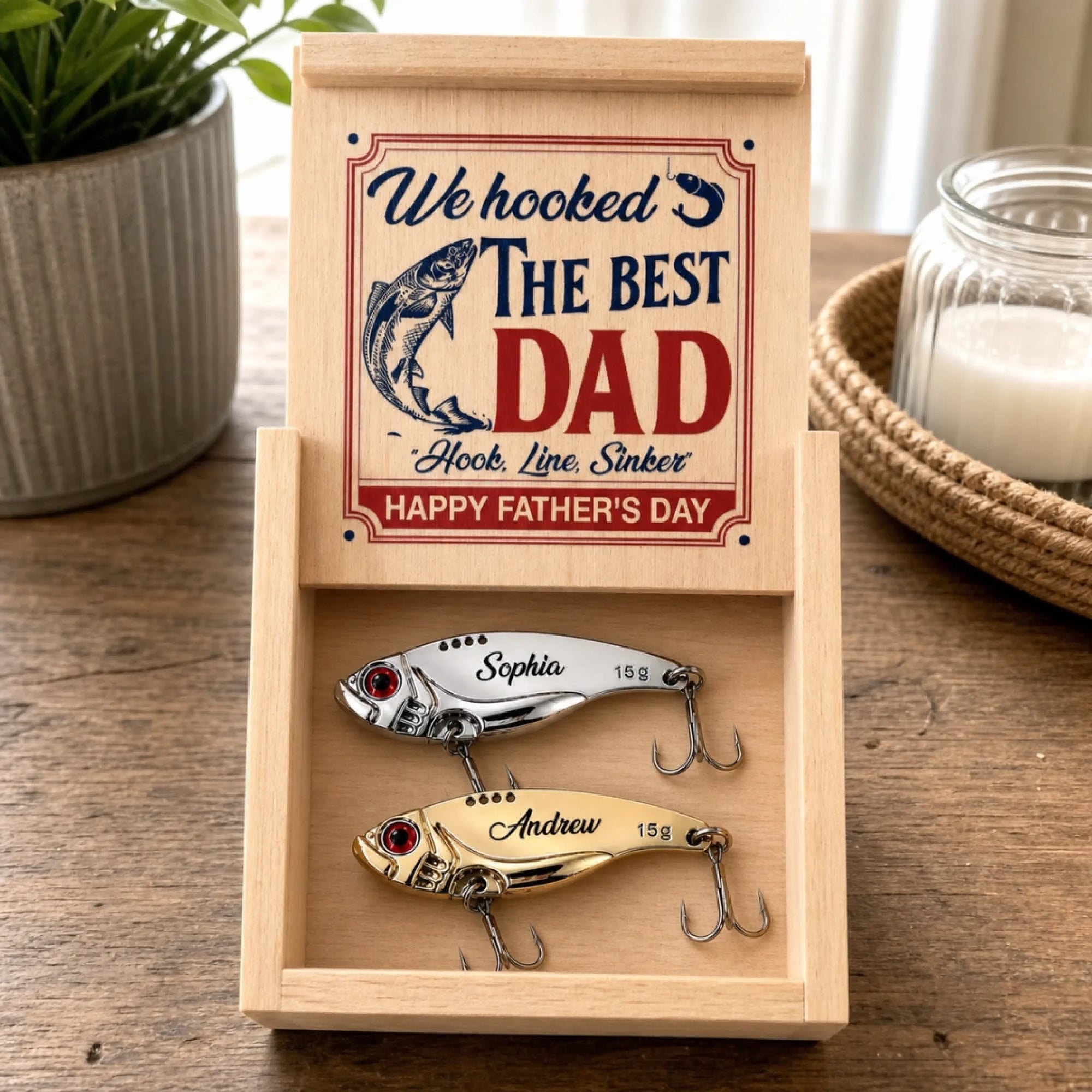 Custom Fishing Lure - Personalized Father's Day Fishing Gifts For Fish