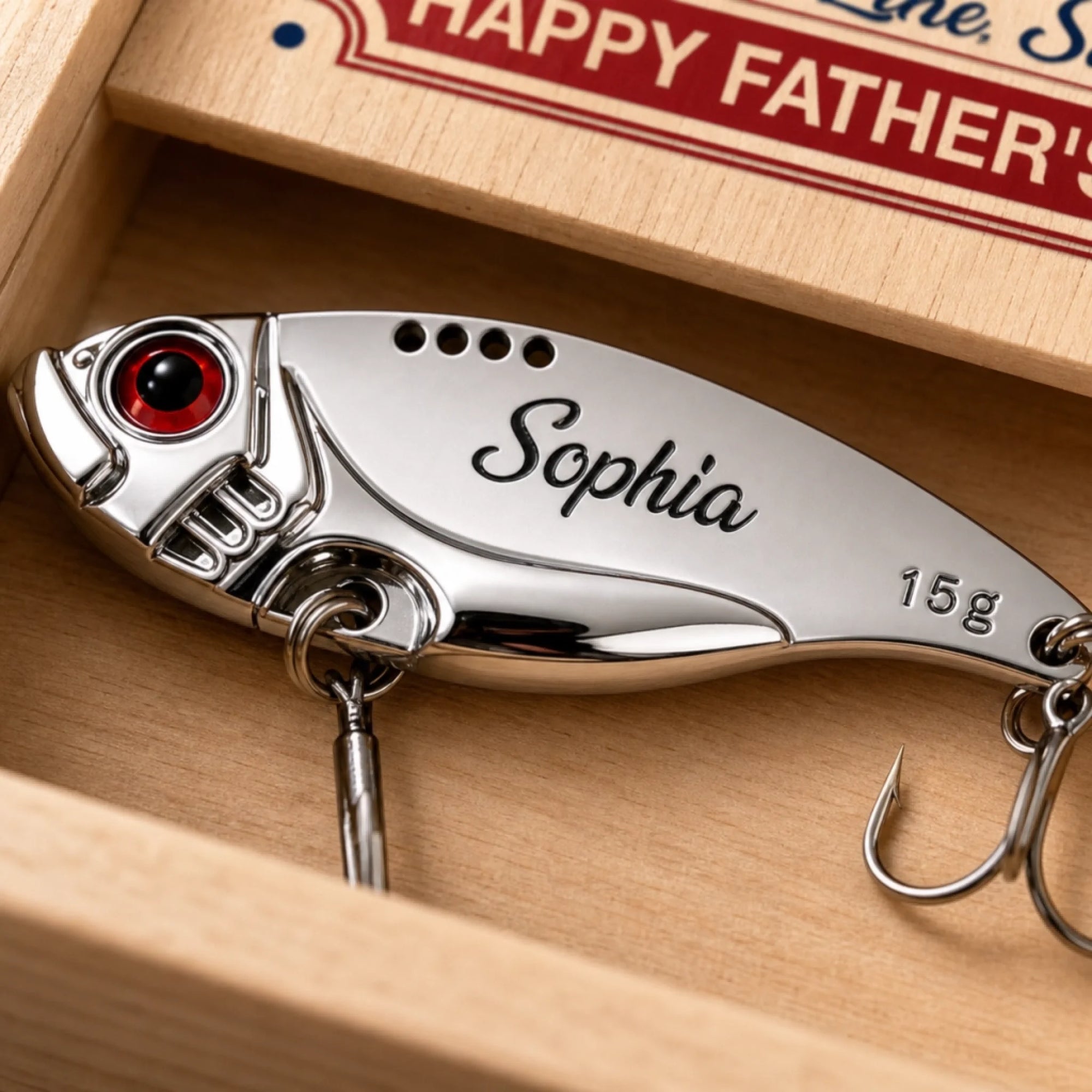 custom fishing lures father& 39 Lure - Personalized Father's Day Fishing Gifts For Fish Fathers Day ProFISHiency SOGO Baitcast Combo Abu Garcia BlackMax 8ft