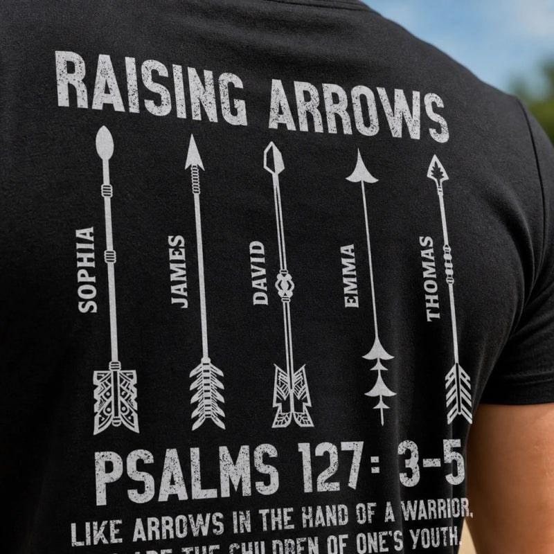 Custom Christian T-shirt, Hoodie - Personalized Father's Day Birthday Gifts For Dad, Grandpa - Made By Love Raised By Dad