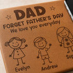 Custom Charging Mat - Personalized Father's Day Birthday Gifts For Dad, Grandpa - Forever Proud Of Dad