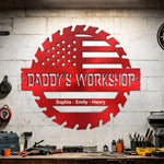Custom Metal Sign - Personalized Father's Day Gifts For Dad, Grandpa - The Ultimate Handyman's Corner