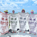 Custom Beach Towel - Personalized Retirement Gifts For Women, Men - Officially Off The Clock