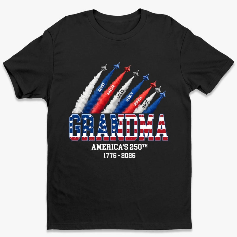 Custom T-shirt, Premium T-shirt, Hoodie - Personalized 4th Of July Gifts For Mom, Grandma - Her Favorite Little Firecrackers