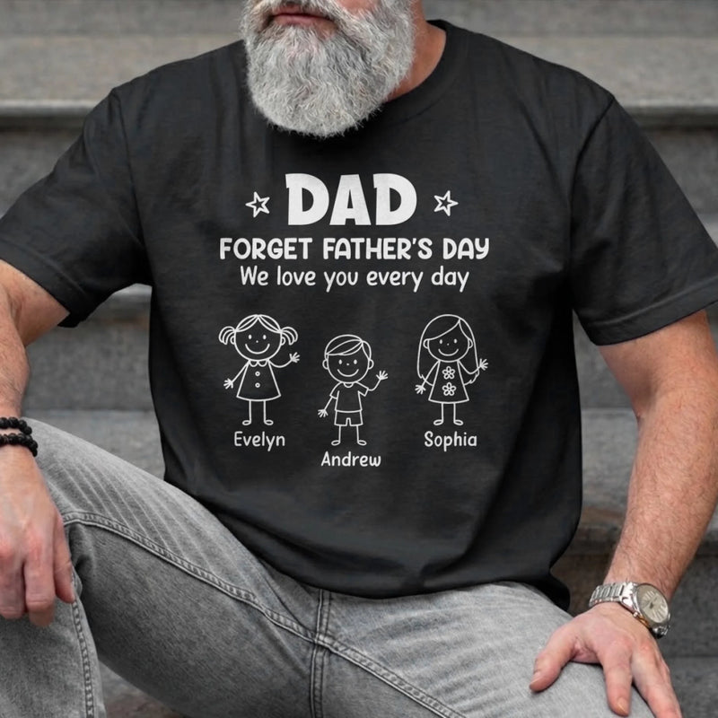 Custom T-shirt, Hoodie - Personalized Father's Day Birthday Gifts For Dad, Grandpa - The Dad Everyone Wishes They Had