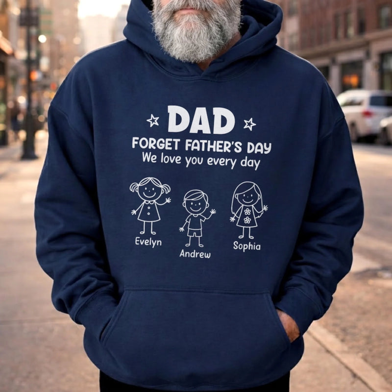 Custom T-shirt, Hoodie - Personalized Father's Day Birthday Gifts For Dad, Grandpa - The Dad Everyone Wishes They Had