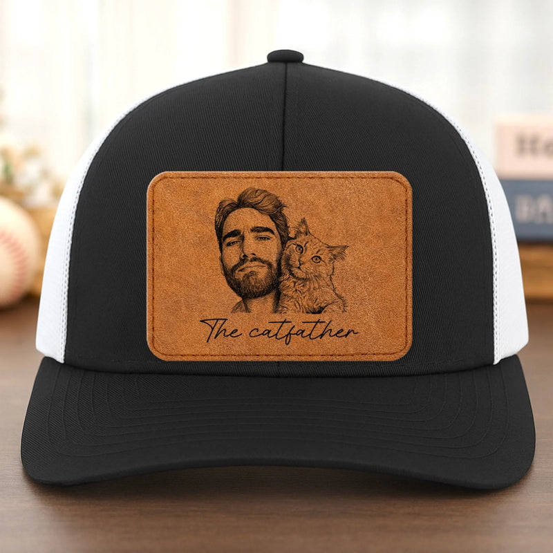 Custom Photo Cap - Personalized Father's Day Birthday Gifts For Dog Cat Lovers, Dog Dad, Cat Owners - A Life Well Loved