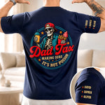 Custom Dad Tax Back Printed Shirt - Personalized  Father's Day Birthday Gifts For Dad, Grandpa - Quality Control Starts With Dad