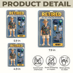 Custom Photo Action Figure Toy Box Acrylic Plaque - Personalized Retirement Gifts For Women, Men - Best Retirement Edition Ever