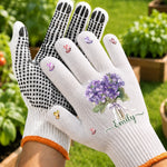 Custom Gardening Gloves - Personalized Birthday Garden Gifts For Gardeners - Gathering Sweet Summer Moments