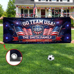 Custom USA 2026 Outdoor Banner - Personalized Birthday Gifts For Soccer Lovers, Sports Fans, Sports Lovers - Chasing The Ultimate Goal