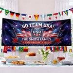 Custom USA 2026 Outdoor Banner - Personalized Birthday Gifts For Soccer Lovers, Sports Fans, Sports Lovers - Chasing The Ultimate Goal