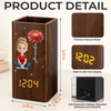 Custom Pen Holder With Clock - Personalized Best Friend Birthday Gifts For Women, Besties, Sisters, BFF - Lost In My Own World