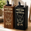 Custom Pen Holder With Clock - Personalized Anniversary Wedding Gifts For Husband And Wife, Him And Her - A Pinky Promise For Life