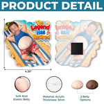 Custom Photo Dad Bod Belly Squishy Acrylic Fridge Magnet – Personalized Father's Day Funny Gifts For Dad, Grandpa –  The Legend Has Retired
