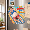 Custom Photo Dad Bod Belly Squishy Acrylic Fridge Magnet – Personalized Father's Day Funny Gifts For Dad, Grandpa –  The Legend Has Retired