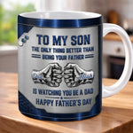 Custom Mug - Personalized Father's Day Birthday Gifts For Son - Son You Are My Greatest Pride