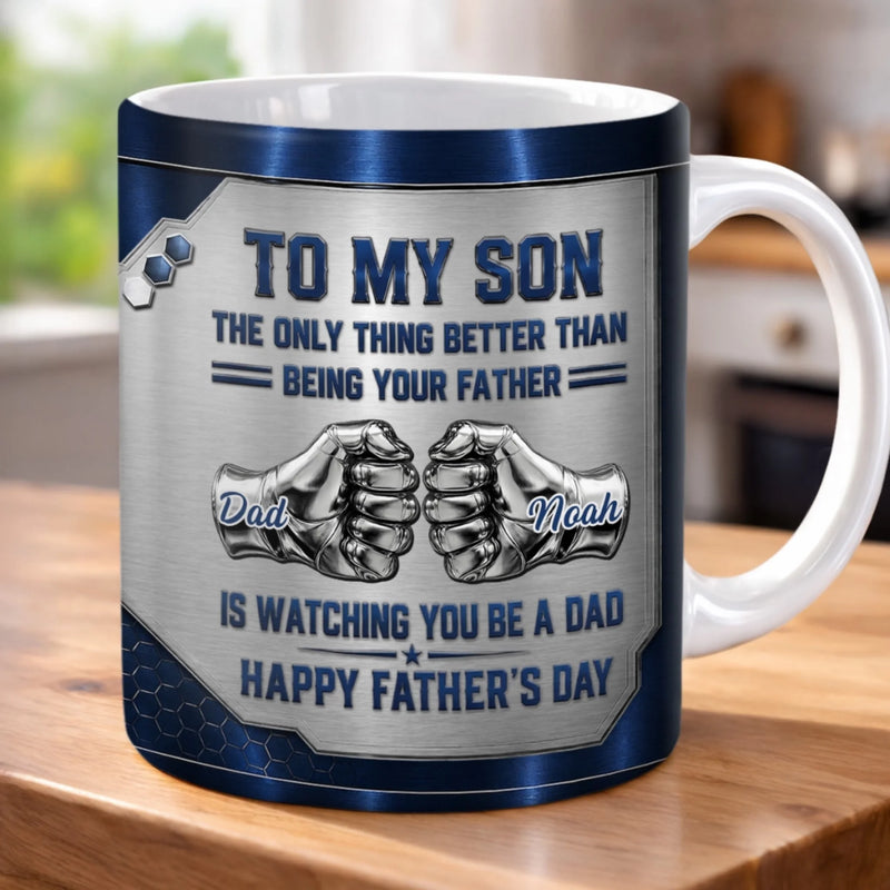 Custom Mug - Personalized Father's Day Birthday Gifts For Son - Son You Are My Greatest Pride