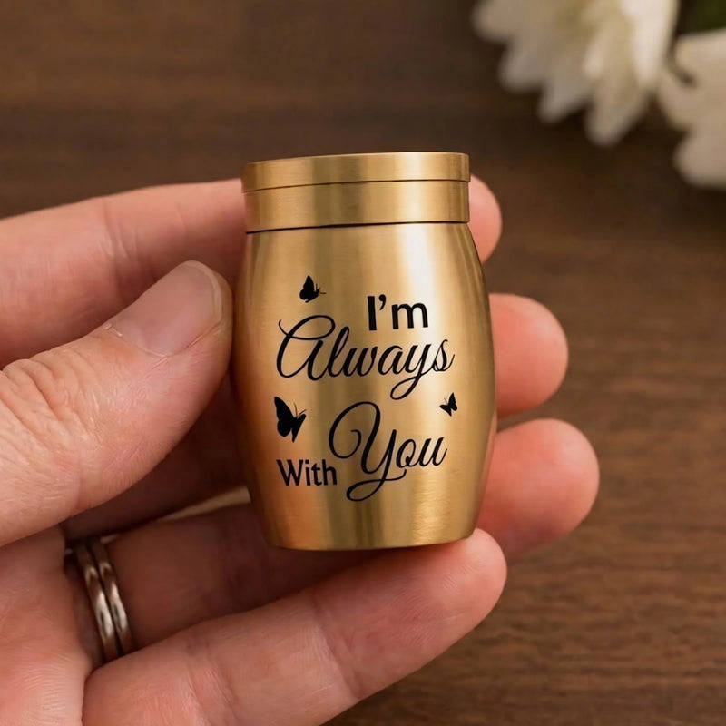 Custom Memorial Urn - Personalized  Memorial Sympathy Gifts For Loss Of Mom, Dad – Forever In Our Hearts