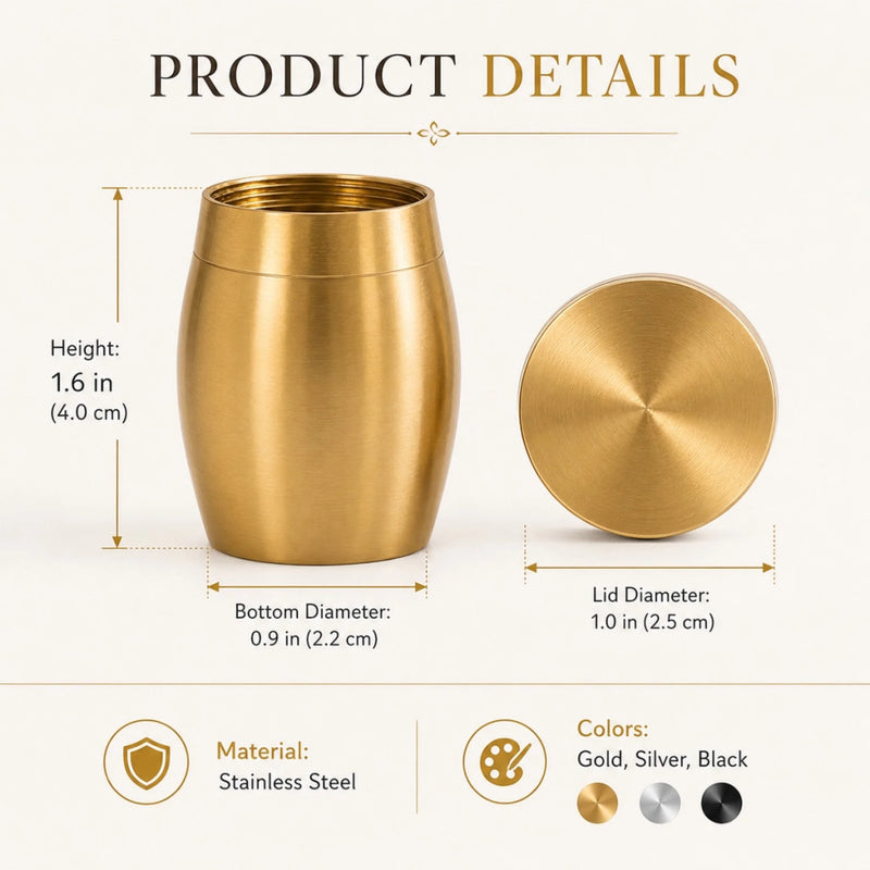Custom Memorial Urn - Personalized  Memorial Sympathy Gifts For Loss Of Mom, Dad – Forever In Our Hearts