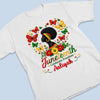 Custom T-shirt, Hoodie – Personalized Juneteenth Gifts For Women – This Melanin Queen Stands For Freedom