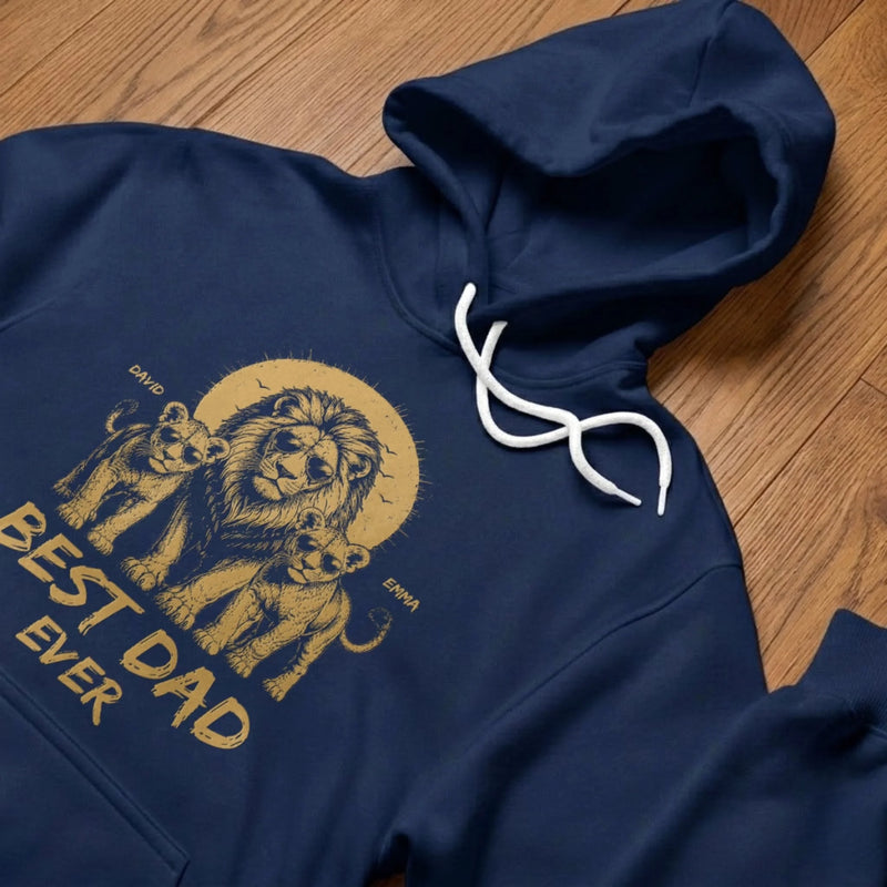 Custom T-shirt, Hoodie - Personalized Father's Day Birthday Gifts For Dad, Grandpa - Leader Of The Pride