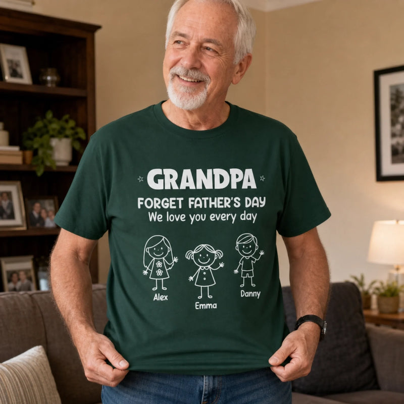 Custom T-shirt, Hoodie - Personalized Father's Day Birthday Gifts For Dad, Grandpa - The Dad Everyone Wishes They Had