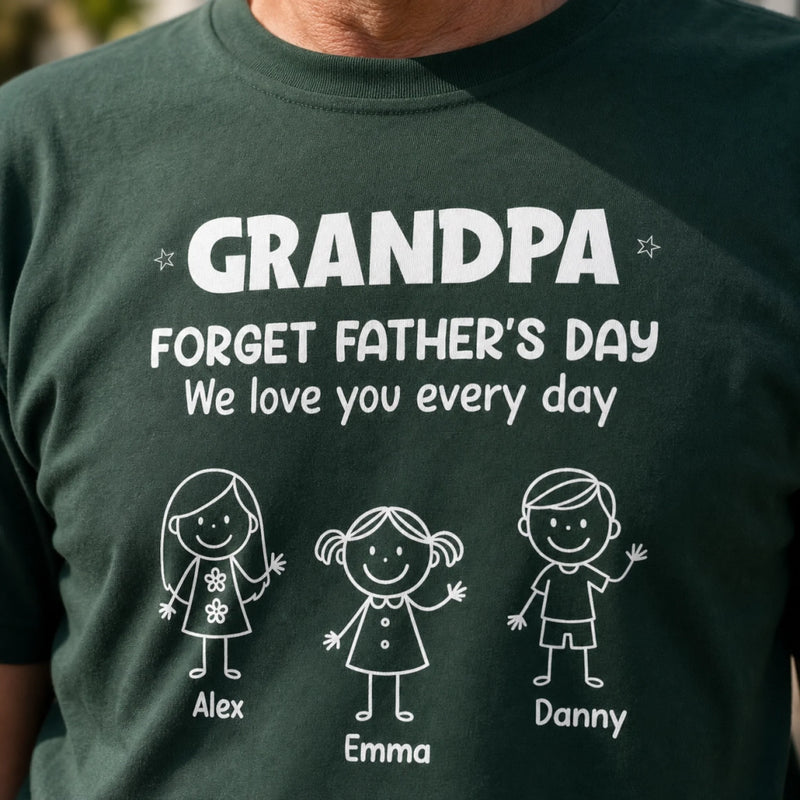 Custom T-shirt, Hoodie - Personalized Father's Day Birthday Gifts For Dad, Grandpa - The Dad Everyone Wishes They Had