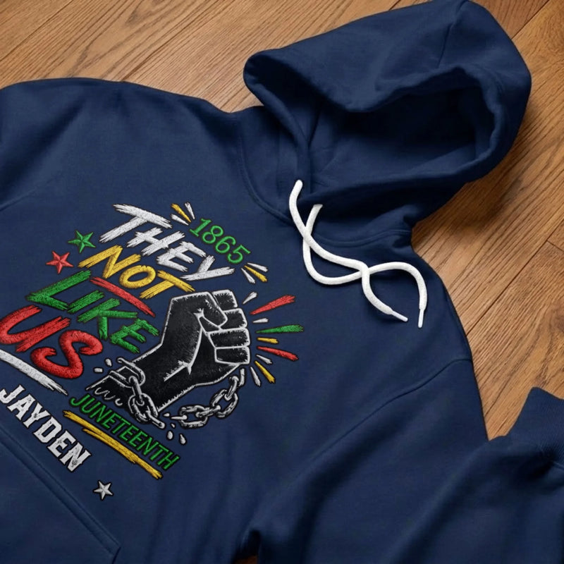 Custom T-shirt, Hoodie – Personalized Juneteenth Gifts For Men, Women – Freedom Runs Through Our Roots