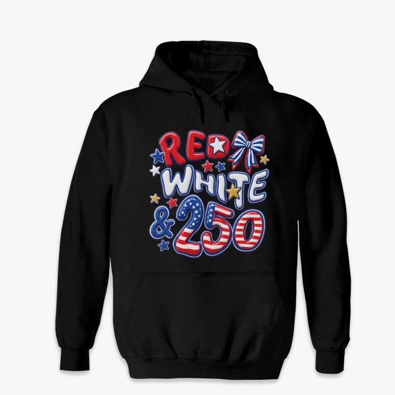 Unisex T-shirt, Premium T-shirt, Hoodie - America 250th Anniversary Gifts For Men And Women – Red White Blue Glitter Style