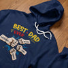 Custom Unisex T-shirt, Premium T-shirt, Hoodie – Personalized Father's Day Birthday Gifts For Dad, Grandpa – Dad Is My First Hero