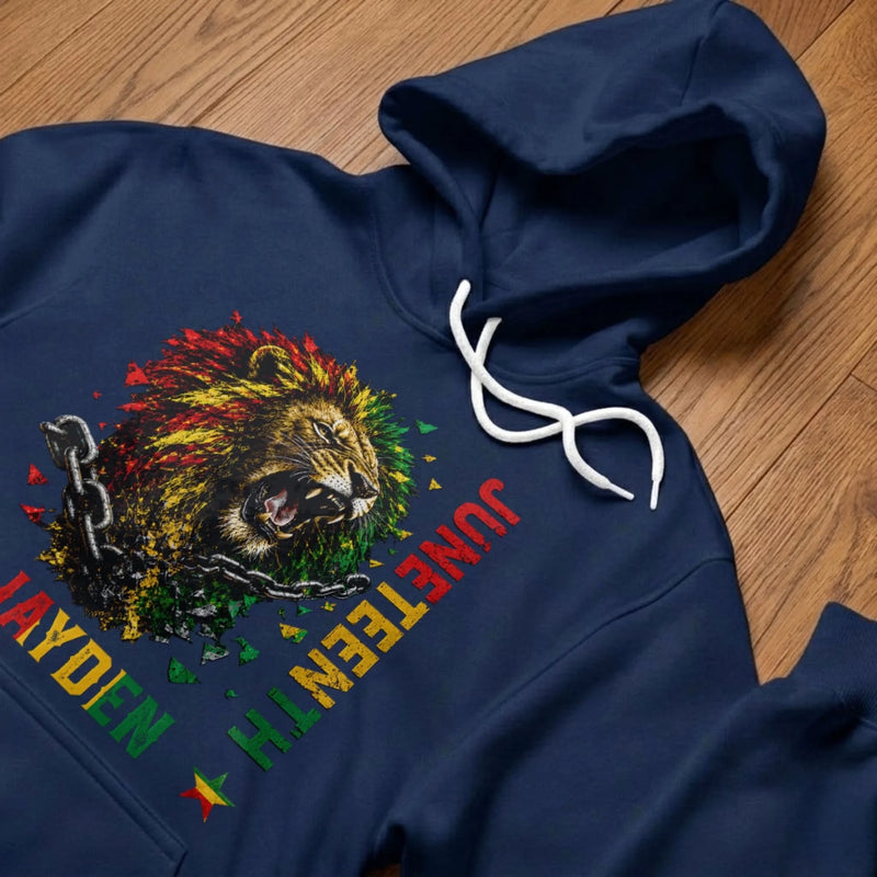 Custom T-shirt, Hoodie – Personalized Juneteenth Gifts For Men, Women – Honoring The Journey, Celebrating Freedom