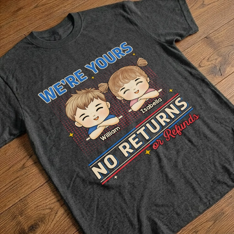 Custom Unisex T-shirt, Premium T-shirt, Hoodie – Personalized Father's Day Birthday Gifts For Dad, Grandpa – No Returns Or Refunds