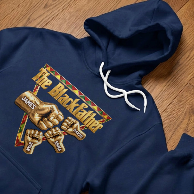 Custom T-shirt, Hoodie - Personalized Father's Day Birthday Gifts For Dad, Grandpa - The Blackfather