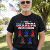 Custom T-shirt, Hoodie – Personalized America 250th Anniversary Gifts For Dad, Grandpa – This Proud Grandpa Belongs To Awesome Kids