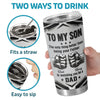 Custom Tumbler - Personalized Father's Day Birthday Gifts For Son - My Son My Greatest Achievement