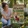 Custom Flag - Personalized Birthday Garden Gifts For Gardeners - Welcome To Her Happy Corner