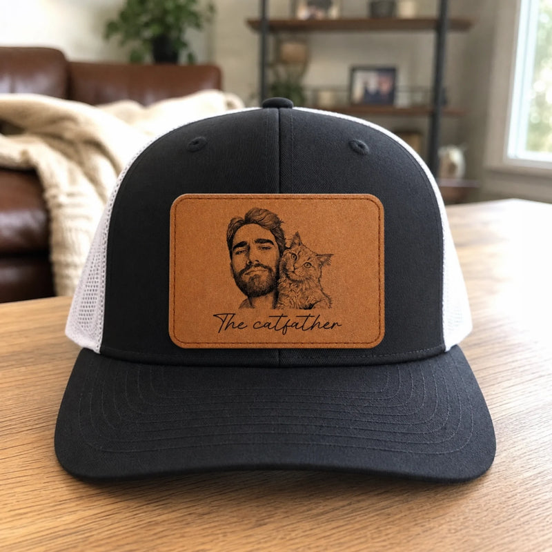 Custom Photo Cap - Personalized Father's Day Birthday Gifts For Dog Cat Lovers, Dog Dad, Cat Owners - A Life Well Loved