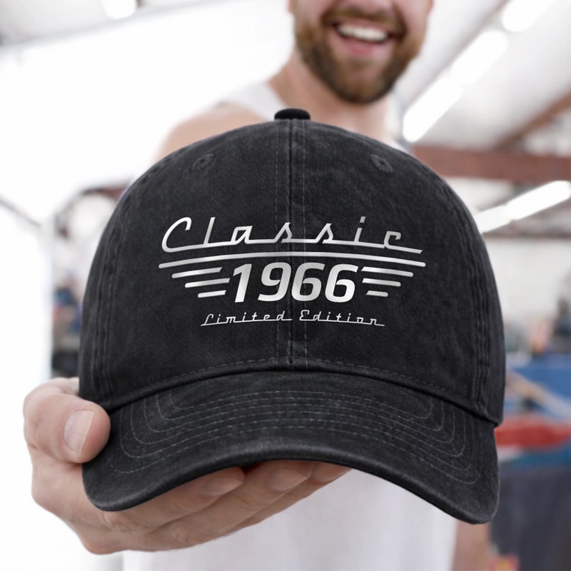 Custom Vintage Washed Denim Baseball Cap - Personalized Father's Day Birthday Gifts For Dad, Grandpa, Family, Yourself - Dad Makes Every Day Better