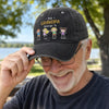 Custom Cap - Personalized Father's Day Gifts For Dad, Grandpa - Built Strong, Raised Better