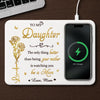 Custom Charging Mat - Personalized Birthday Gifts For Daughter - Forever Proud To Call You My Daughter