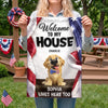 Custom Flag - Personalized America 250th Anniversary Gifts For Dog Lovers, Dog Dad And Mom - Proud Patriotic Paws