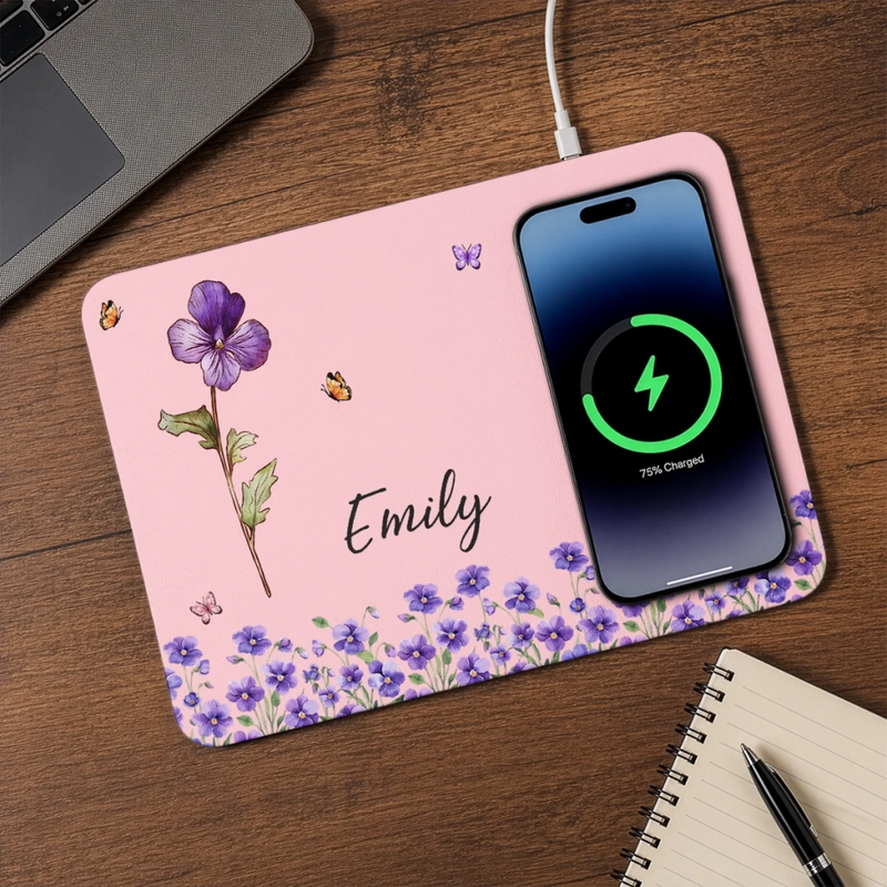 Custom Charging Mat - Personalized Best Friend Birthday Gifts For Women, Besties, Sisters, BFF, Family, Yourself - A Little Piece Of Me