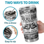 Custom Tumbler - Personalized Father's Day Birthday Gifts For Son - Never Forget How Much You Are Loved