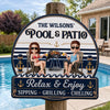 Custom Wood Sign - Personalized Summer Vacation And Travel Gifts For Husband And Wife, Him And Her - Our Favorite Coastal Escape