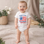 Custom Baby Onesie - Personalized Baby Shower, Gender Reveal, America 250th Anniversary Gifts For New Moms, New Dads, New Parents - My First 4th Of July